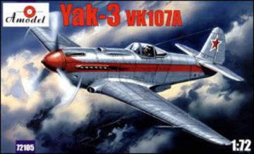 Yakovlev Yak-3 VK107A Soviet fighter · AM 72105 ·  A-Model · 1:72