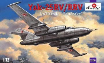 Yakovlev Yak-25RV/RRV Mandrake sovj.int. · AM 72176 ·  A-Model · 1:72