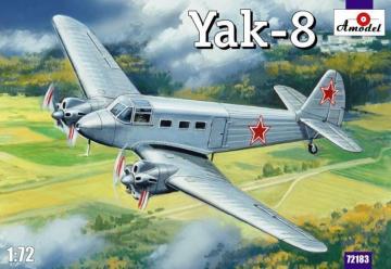 Yakovlev Yak-8 Soviet passenger aircraft &middot; AM 72183 &middot;  A-Model &middot; 1:72