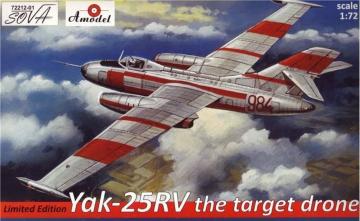 Yakovlev Yak-25RV target dron (lim.ed.) &middot; AM 7221201 &middot;  A-Model &middot; 1:72