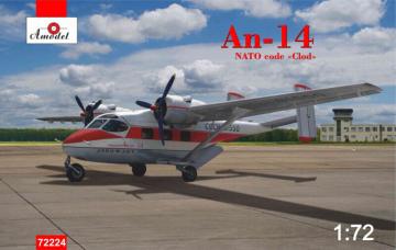 Antonov An-14 - NATO code Clod &middot; AM 72224 &middot;  A-Model &middot; 1:72