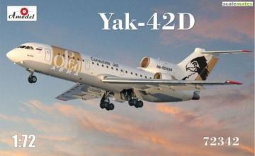 Yak-42D Orel Avia · AM 72342 ·  A-Model · 1:72