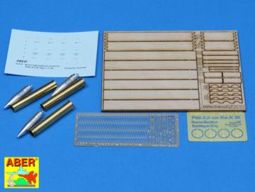 8,8 cm Tiger I high-explosive Ammo with box / Munition mit Munitionskiste &middot; AB 16014 &middot;  Aber &middot; 1:16