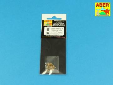 Turned Hexagonal bolts (1.34x2.60mm) x 30 pcs. · AB 16112 ·  Aber · 1:16