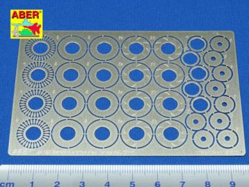 Standard slotted discs brakes dia. 13mm / Bremsscheiben · AB 24023 ·  Aber · 1:24