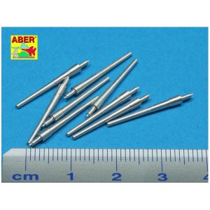 Set of 9 pcs 203 mm barrels for USN ships : San Francisco, Tuscaloosa type · AB 350L-18 ·  Aber · 1:350