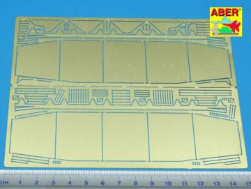 Side skirts for PzKpfw IV (H.J),Brummbar &middot; AB 35A007 &middot;  Aber &middot; 1:35