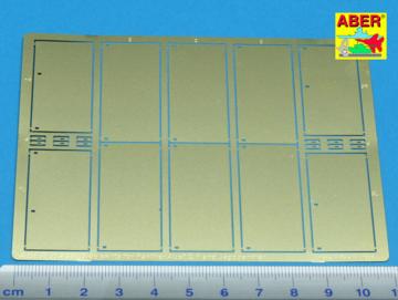 Side skirts for Panther Ausf.G, Jagdpanther &middot; AB 35A028 &middot;  Aber &middot; 1:35