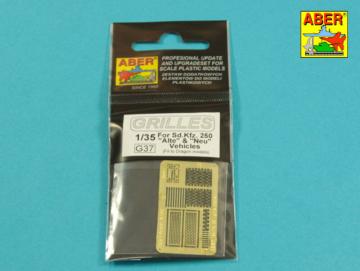 Grilles for Sd.Kfz. 250 - Alte & Neue Fahrzeuge &middot; AB 35G37 &middot;  Aber &middot; 1:35