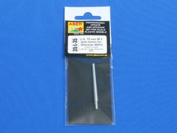 U.S. 75mm M3 tank barrel for Sherman M4A3 · AB 35L035 ·  Aber · 1:35