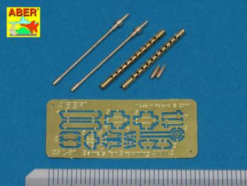 Set of 2  standard barrels for U.S aircraft machine guns cal .50  Browning ANM2 · AB 35L081 ·  Aber · 1:35