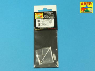 25mm M242 Bushmaster early chain gun barrel & 7.62mm M240 machine gun barrel used on early M2/M3 Bradley or LAV-25 · AB 35L180 ·  Aber · 1:35
