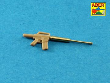 Set of barrels for US M16A1 or M231 5.56mm gun barrels x 6 pcs. · AB 35L221 ·  Aber · 1:35