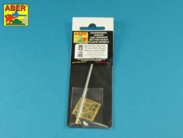 Barrel for German 75mm PaK 40 gun without muzzle brake · AB 35L228 · Aber · 1:35 Barrel for German 75mm PaK 40 gun without muzzle brake · AB 35L228 · Aber · 1:35