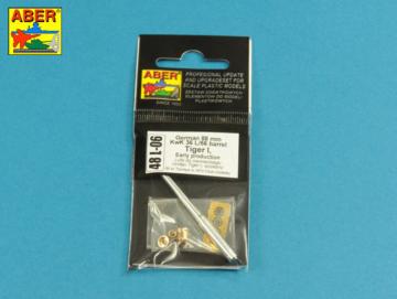 German 88 mm KwK 36 L/56 Tiger I Early Barrel · AB 48L06 ·  Aber · 1:48