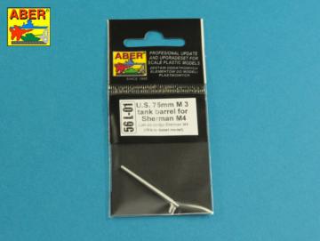 U.S. 75mm M3 tank barrel for Sherman M4 · AB 56L01 ·  Aber · 1:56