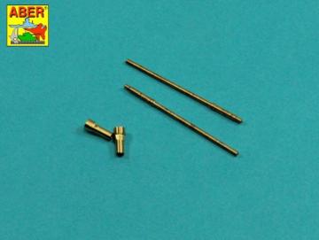 Set of 2 barrels for German aircraft 20mm machine guns MG 151/20 &middot; AB A24003 &middot;  Aber &middot; 1:24