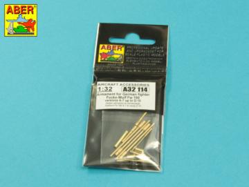 Armament for German fighter Fw-190 A7-D10 &middot; AB A32114 &middot;  Aber &middot; 1:32