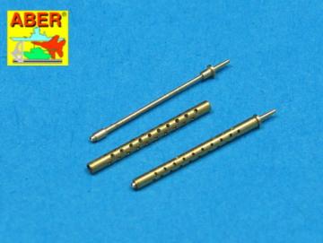 Set of 2  U.S. cal .50 (12,7mm) standard barrels for aircraft machine guns Browning M2 &middot; AB A48017 &middot;  Aber &middot; 1:48