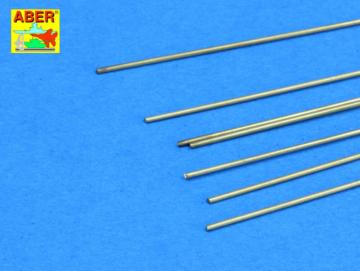 Brass round rods 0,7mm length 250mm x7pcs · AB BR07 ·  Aber