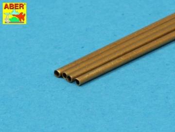 Brass Tubes 1,0x0,2mm lenght 250mm x 4 pcs. &middot; AB BT10X02 &middot;  Aber