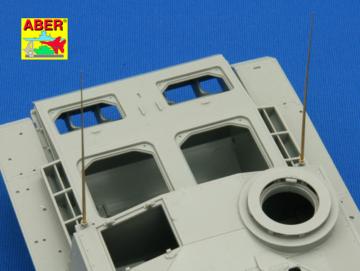 German 2m aerials (set of 3 pcs,) /  deutsche Antenen. &middot; AB R26 &middot;  Aber &middot; 1:35