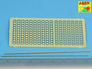 Hexagonal bolts & nuts 1,5mm useful for 1/16 scale / Schrauben und Mutter f�r 1:16 Skala. &middot; AB R40 &middot;  Aber