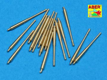 Set of 16 pcs 105 mm SFLAK barrels used in C/33 mount for German ships &middot; AB RE350L13 &middot;  Aber &middot; 1:350
