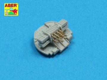 Set of 20 pcs QF 2-pdr 40 mm Mk.VIII �Pom Pom� barrels for Royal Navy ships &middot; AB RE350L22 &middot;  Aber &middot; 1:350