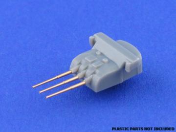 Set of 12 pcs 155 mm barrels for Japan war ships, like Yamato, Musashi · AB RE700L06 ·  Aber · 1:700