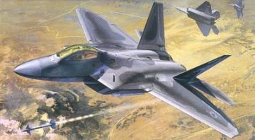 F-22A Air Dominance Fighter · AY 12212 ·  Academy Plastic Model · 1:48