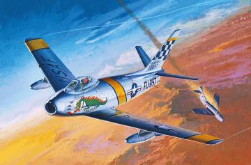 F-86F �THE HUFF� &middot; AY 12234 &middot;  Academy Plastic Model &middot; 1:48