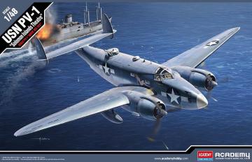 USN Pv-1 - Solomonen Schlacht &middot; AY 12347 &middot;  Academy Plastic Model &middot; 1:48