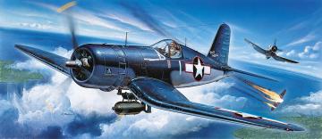 F4U-1 Corsair &middot; AY 12457 &middot;  Academy Plastic Model &middot; 1:72