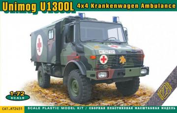 Unimog U1300L 4x4 Krankenwagen Ambulance · ACE 72451 · ACE · 1:72 Unimog U1300L 4x4 Krankenwagen Ambulance · ACE 72451 · ACE · 1:72