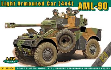 AML-90 Light Armoured Car (4x4) · ACE 72456 ·  ACE · 1:72