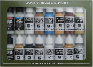 Farbset, Folkstone specialist,16 x 17 ml &middot; VAL 70102 &middot;  Acrylicos Vallejo