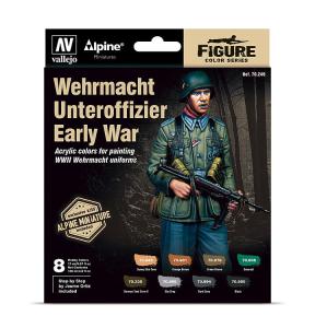 Farb-Set Wehrmacht Unteroffizier, frh (8 x 17 ml) · VAL 70246 ·  Acrylicos Vallejo