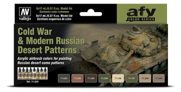 Kalter Krieg bis heute - Russische Wstentarnung - Farbset - 8 x 17 ml · VAL 71620 ·  Acrylicos Vallejo