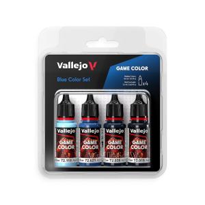 Farb-Set Blau (4 x 18 ml) &middot; VAL 72376 &middot;  Acrylicos Vallejo