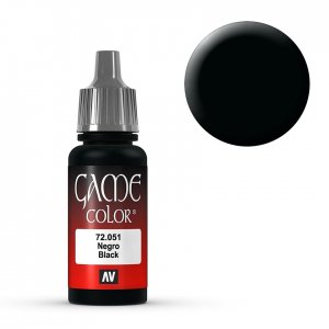 Black - 17 ml &middot; VAL GC72051 &middot;  Acrylicos Vallejo