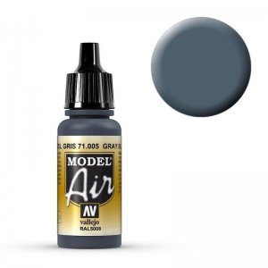 Model Air - Mittelblau (Intermediate Blue) - 17 ml · VAL MA71005 ·  Acrylicos Vallejo