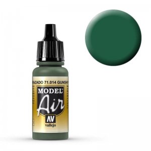 Model Air - Gunship Grn (Gunship Green) - 17 ml · VAL MA71014 ·  Acrylicos Vallejo