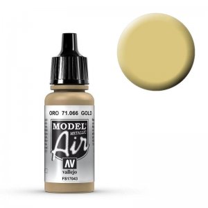 Model Air - Gold (Gold) - 17 ml · VAL MA71066 ·  Acrylicos Vallejo