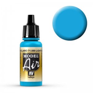 Model Air - Lichtblau (Light Sea Blue) - 17 ml · VAL MA71089 · Acrylicos Vallejo Model Air - Lichtblau (Light Sea Blue) - 17 ml · VAL MA71089 · Acrylicos Vallejo