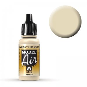 Model Air - Grau-Weiss (RAL 9001) - 17 ml &middot; VAL MA71270 &middot;  Acrylicos Vallejo