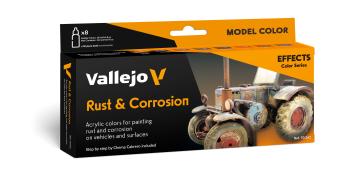 Farb-Set Rost und Korrosion - 8 x 18 ml &middot; VAL MC70262 &middot;  Acrylicos Vallejo