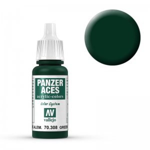 Panzer Aces 008 Green Tail Light 17 ml &middot; VAL PA308 &middot;  Acrylicos Vallejo