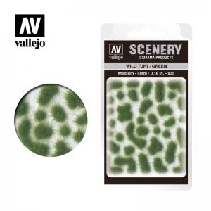 Wild-Gras, gr�n, 4 mm &middot; VAL SC406 &middot;  Acrylicos Vallejo