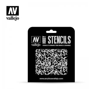 Schablone, verwitterte Farbe &middot; VAL ST-AIR001 &middot;  Acrylicos Vallejo &middot; 1:48